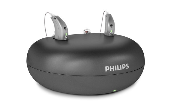 Philips Hörgeräte in der Ladestation